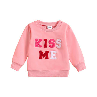 Suéter Infantil con Letras Bordadas para Niñas - Image 7