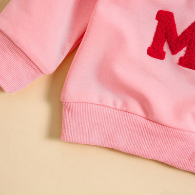 Suéter Infantil con Letras Bordadas para Niñas - Image 11
