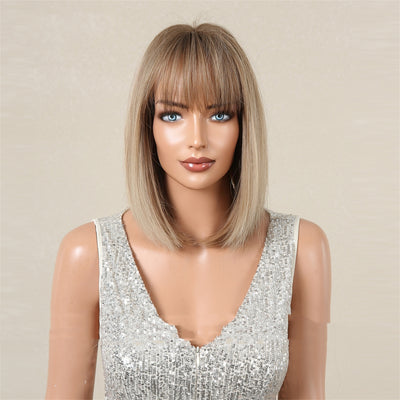 Peluca Bob con Flequillo para Mujer - Corte Moderno y Natural - Image 10
