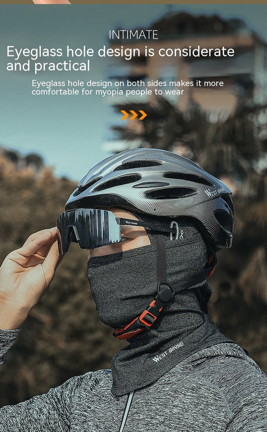 Pasamontaña Térmico de Forro Polar para Ciclismo con Abertura Ocular - Image 16