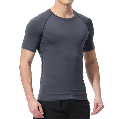 Playera de Compresión Estampado Espada Manga Corta Verano Hombre - Image 31