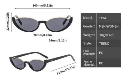 Pink cat-eye sunglasses with purple gradient lenses on a white background, showcasing a trendy style. - Image 29