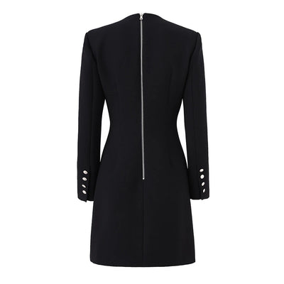 Vestido Elegante de Escote V y Manga Larga para Mujer - Image 30