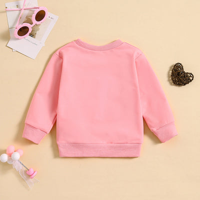 Suéter Infantil con Letras Bordadas para Niñas - Image 14