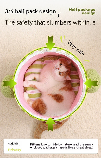 Casa Árbol de Coliflor 3D para Gatos con Cueva Cerrada - Image 22