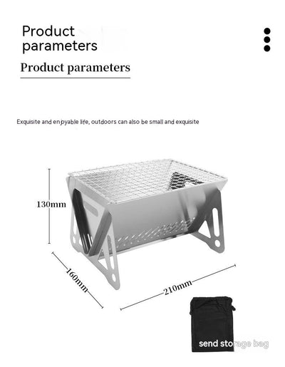 Horno Portátil de Acero Inoxidable para Exterior - Image 7