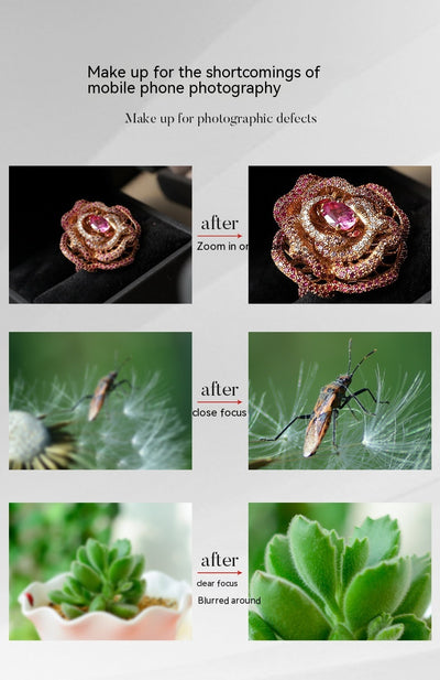 Lente Macro Teleobjetivo 30-120mm para Smartphone - Image 9