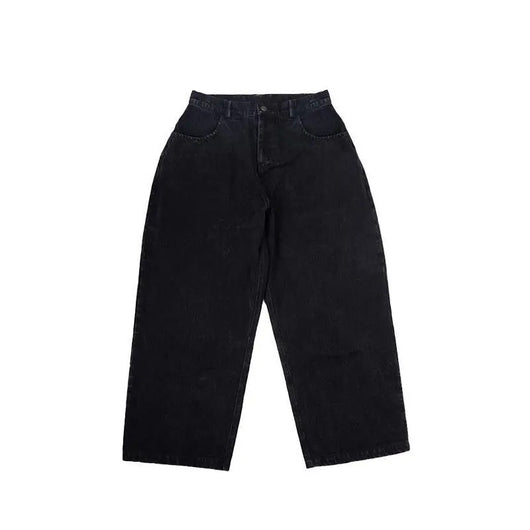 Jeans Retro Americano Oversize con Bordado y Cintura Ancha Efecto Desgastado - Image 15