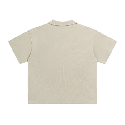 Camisa Casual Americana de Solapa y Manga Corta - Image 14