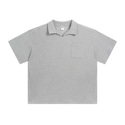 Camisa Casual Americana de Solapa y Manga Corta - Image 15