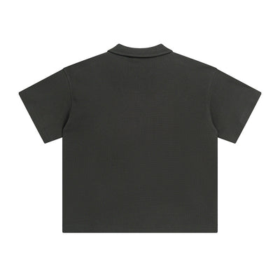 Camisa Casual Americana de Solapa y Manga Corta - Image 18