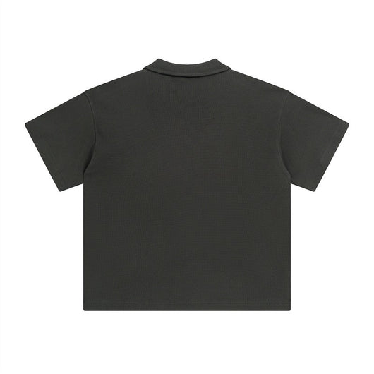 Camisa Casual Americana de Solapa y Manga Corta - Image 18