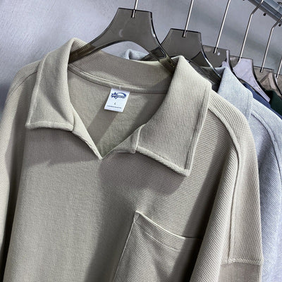 Camisa Casual Americana de Solapa y Manga Corta - Image 19