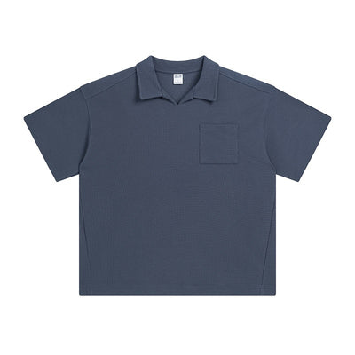Camisa Casual Americana de Solapa y Manga Corta - Image 22