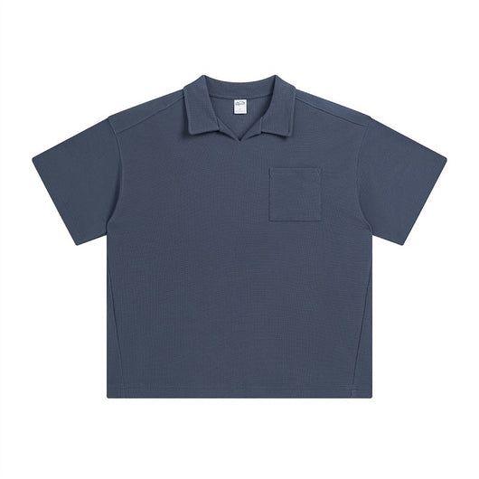 Camisa Casual Americana de Solapa y Manga Corta - Image 22