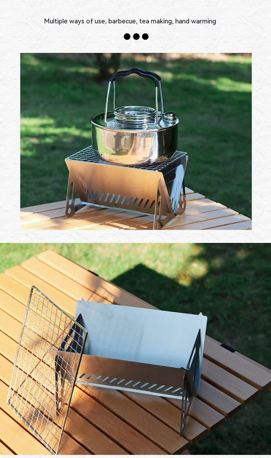 Horno Portátil de Acero Inoxidable para Exterior - Image 21