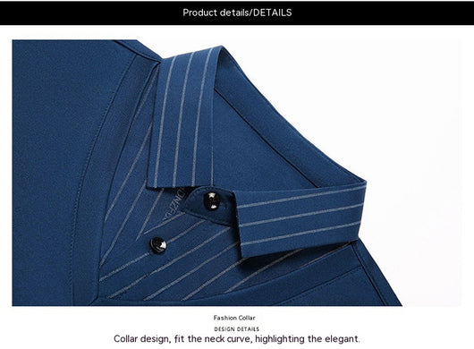 Suéter Tipo Camisa Falsa Dos Piezas para Hombre - Manga Larga Otoño - Image 43