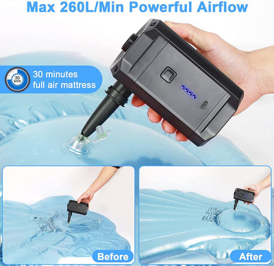 Bomba de Aire Eléctrica Portátil 5200mAh - Image 12