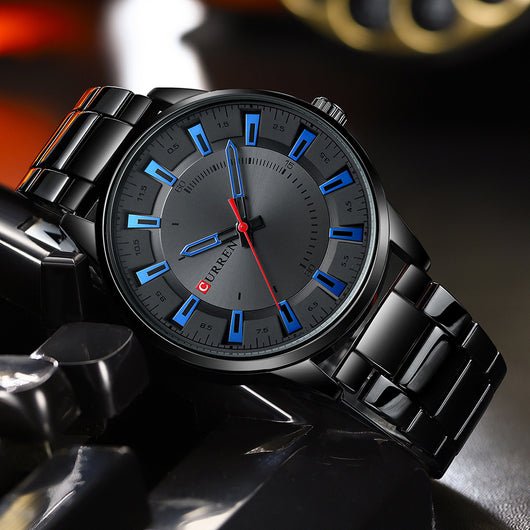 Reloj de Negocios para Hombre con Correa de Acero Inoxidable Resistente al Agua - Image 12