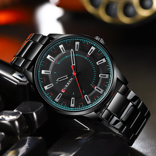 Reloj de Negocios para Hombre con Correa de Acero Inoxidable Resistente al Agua - Image 13