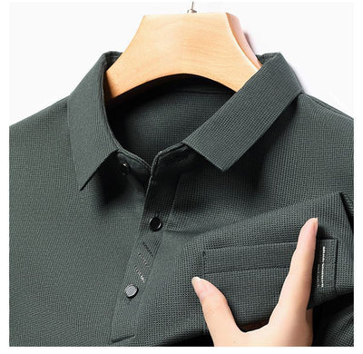 Camisa Casual de Algodón Manga Larga para Hombre - Image 28