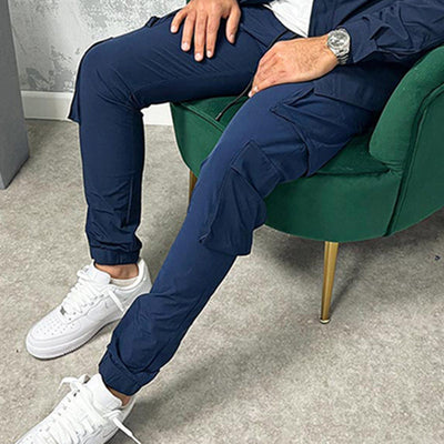 Pantalones de Vestir Elásticos Transpirables con Cintura Ajustable - Image 9