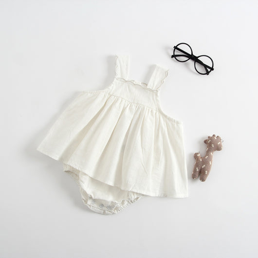 Vestido Enterizo Princesa con Tirantes para Bebé - Image 33