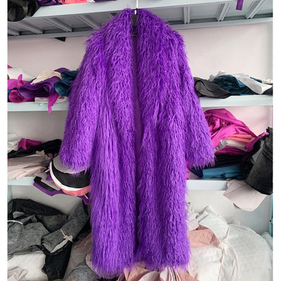 Abrigo de Invierno para Mujer en Cuero con Detalles de Piel - Image 21