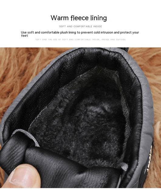 Botas de Invierno Impermeables para Hombre - Aislamiento Térmico y Tracción Antideslizante - Image 9