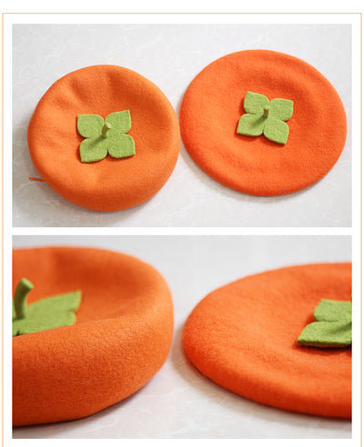 Gorro de Lana Artesanal para Mujer con Diseño Frutal Creativo - Image 22