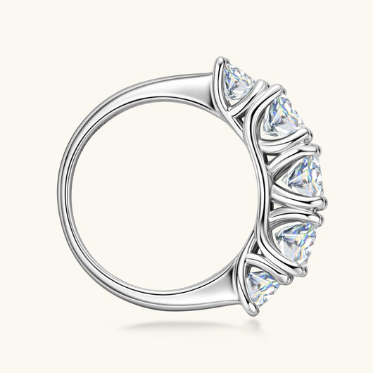 Anillo de Plata 925 con Moissanita Estilo Lujo Minimalista - Image 15