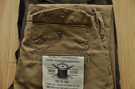 Pantalones de Trabajo Hombre Resistentes a Manchas - Corte Recto Holgado - Image 11