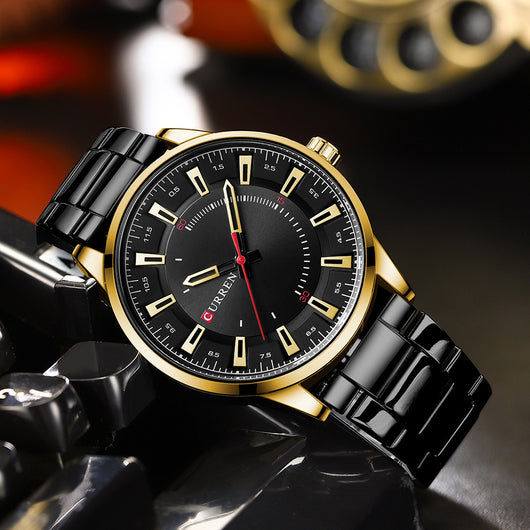 Reloj de Negocios para Hombre con Correa de Acero Inoxidable Resistente al Agua - Image 29