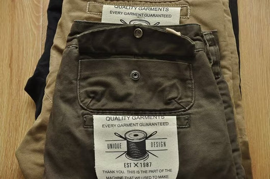 Pantalones de Trabajo Hombre Resistentes a Manchas - Corte Recto Holgado - Image 25