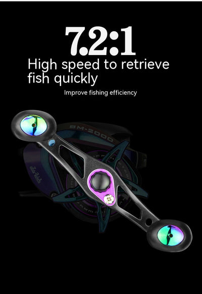 Carrete de Pesca Magnético con Freno de Agua y Diseño Colorido - Image 18
