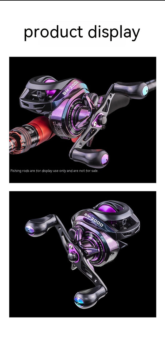 Carrete de Pesca Magnético con Freno de Agua y Diseño Colorido - Image 22
