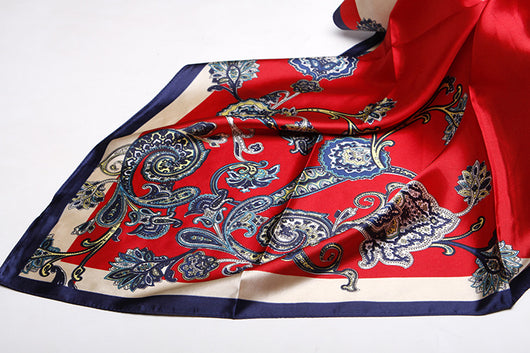 Pañuelo de Seda Artificial Estampado Tamaño Pequeño - Image 63