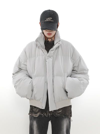 Chaqueta Acolchada de Invierno para Parejas con Cuello Alto - Image 12