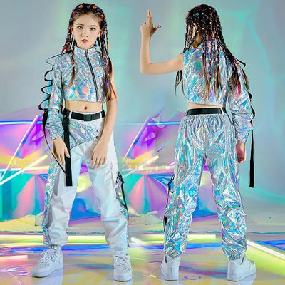 Traje de Jazz para Niñas - Vestuario de Desfile Profesional - Image 7