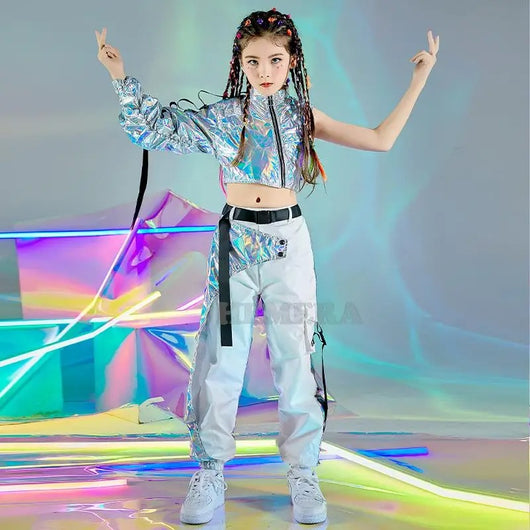 Traje de Jazz para Niñas - Vestuario de Desfile Profesional - Image 10