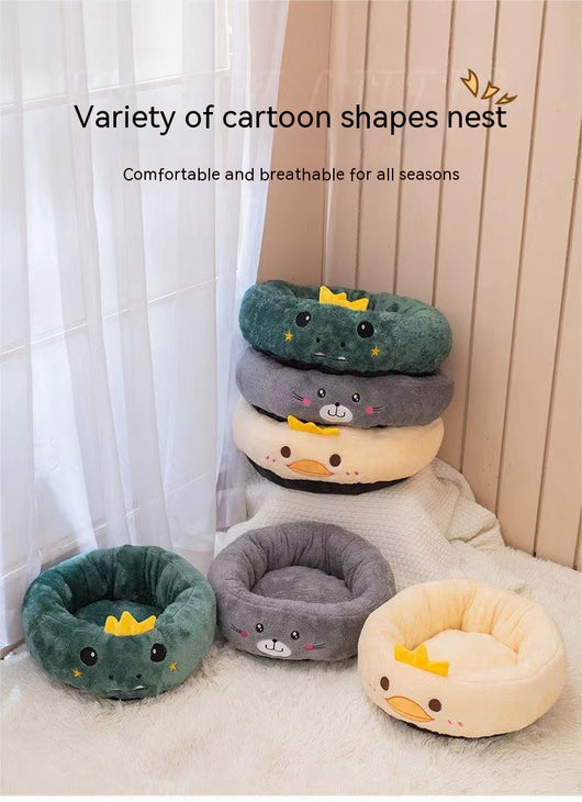 Cama Térmica para Mascotas con Bordado de Estaciones - Abrigo Universal Invierno - Image 10