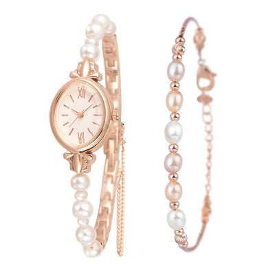 Reloj Elegante para Mujer con Correa de Perla de Agua Dulce Natural - Image 10