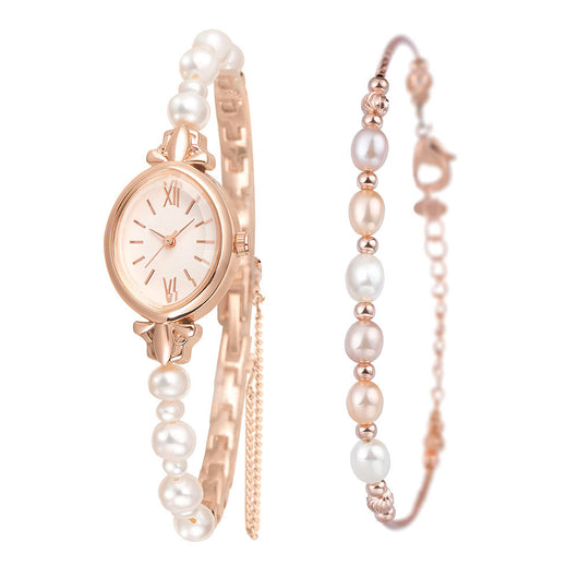 Reloj Elegante para Mujer con Correa de Perla de Agua Dulce Natural - Image 10