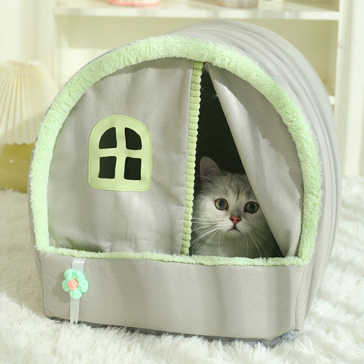 Cama Térmica Cerrada para Gatos - Protección en Todas las Estaciones - Image 8