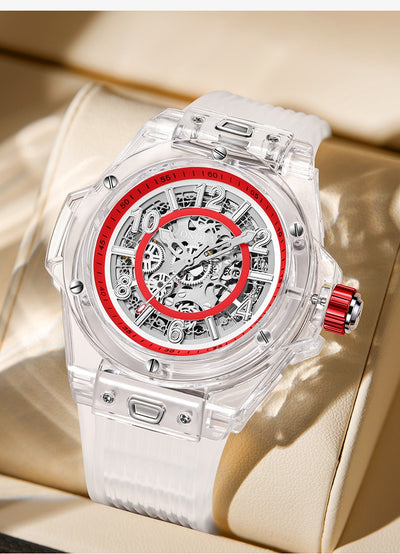 Reloj Automático Mecánico para Hombre Resistente al Agua con Esfera Transparente - Image 20
