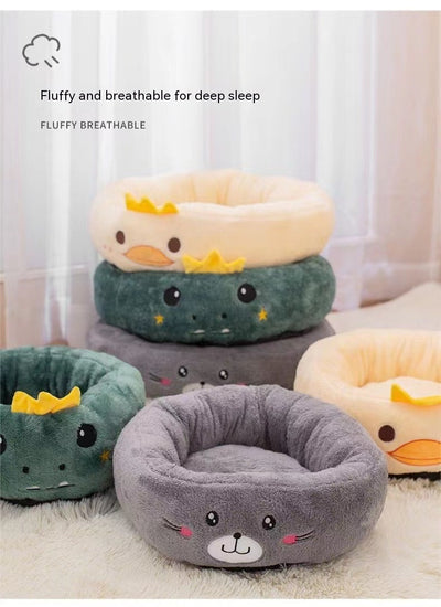 Cama Térmica para Mascotas con Bordado de Estaciones - Abrigo Universal Invierno - Image 14