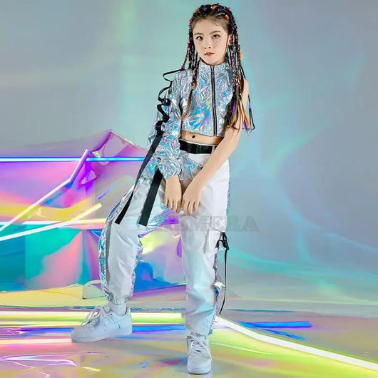 Traje de Jazz para Niñas - Vestuario de Desfile Profesional - Image 16