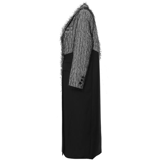 Abrigo Gabardina Largo con Estrella de Cinco Puntas para Mujer - Image 9