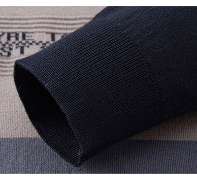 Suéter Cuello Redondo a Rayas para Hombre - Image 23
