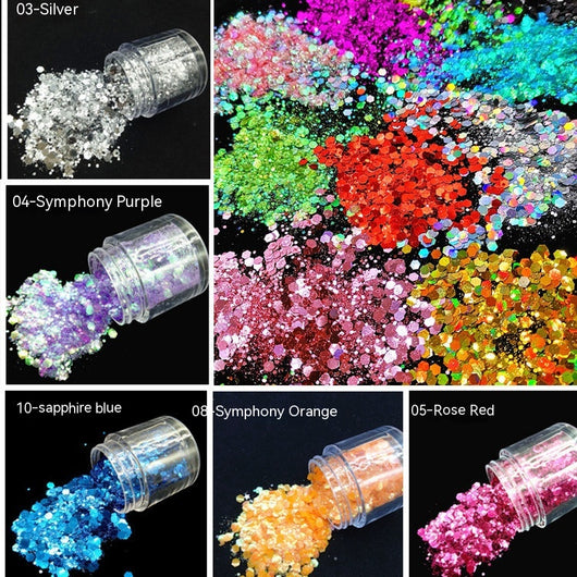 Lentejuelas Mixtas para Uñas 10g - Purpurina Artística Premium - Image 65